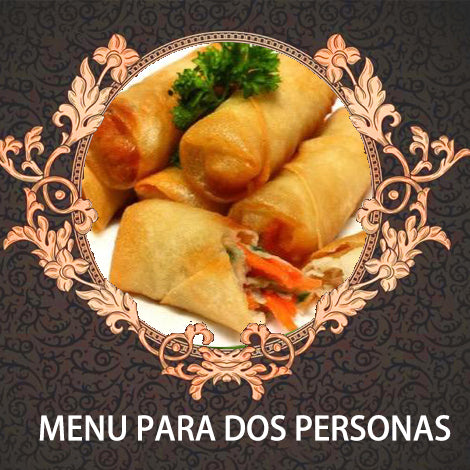 MENU PARA DOS PERSONAS