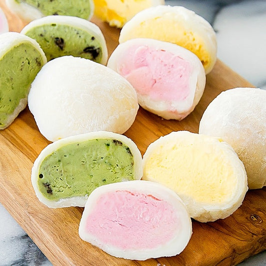 Mochi de te verde,mango o coco