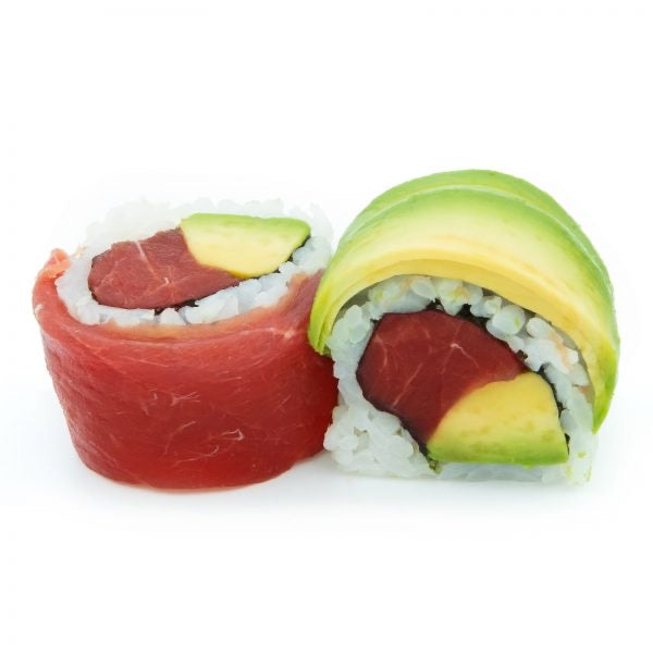 Uramaki Roll de atun y aguacate